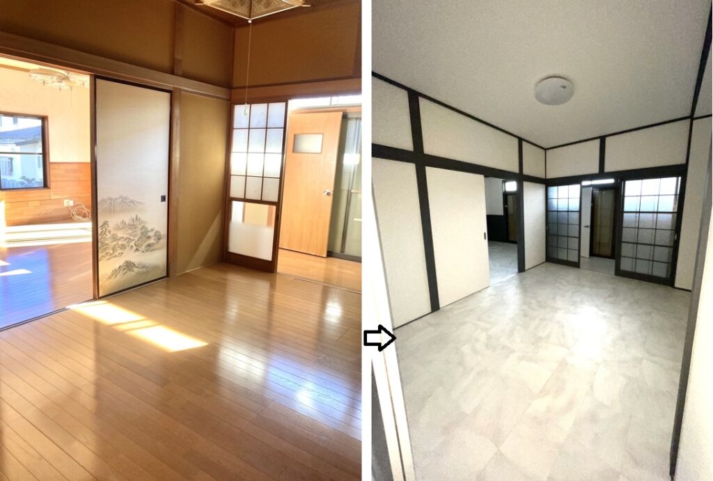 内装リフォームビフォーアフター写真