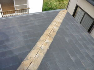 板金の撤去と清掃