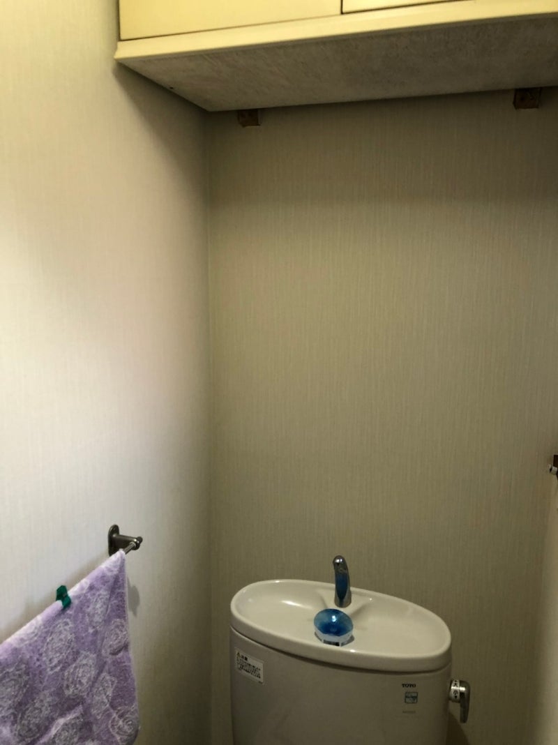 トイレのクロスも張替えます。