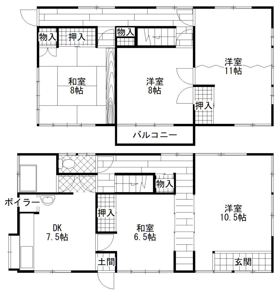 湊本町180万円間取り