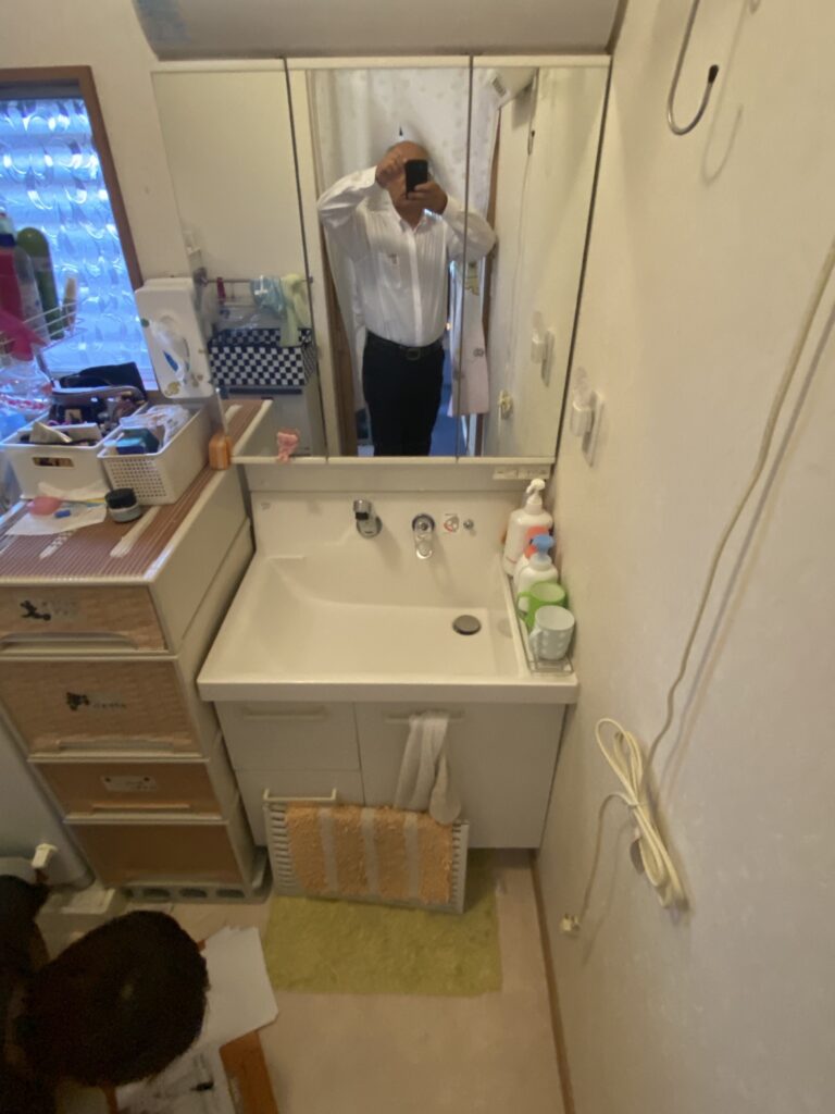 洗面台 既存の状態