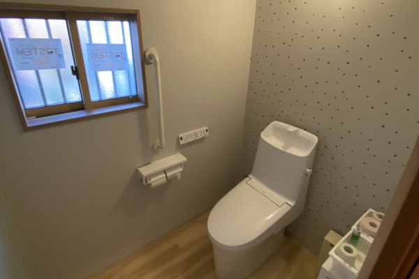 トイレ 施工後|節水型トイレへ交換