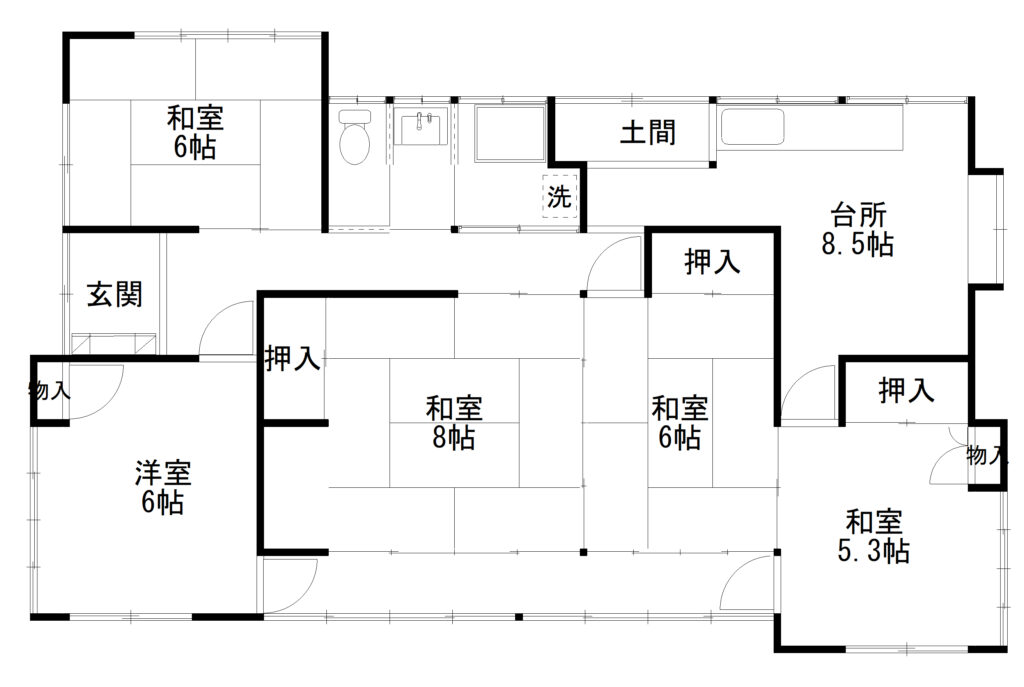 額田南郷間取り